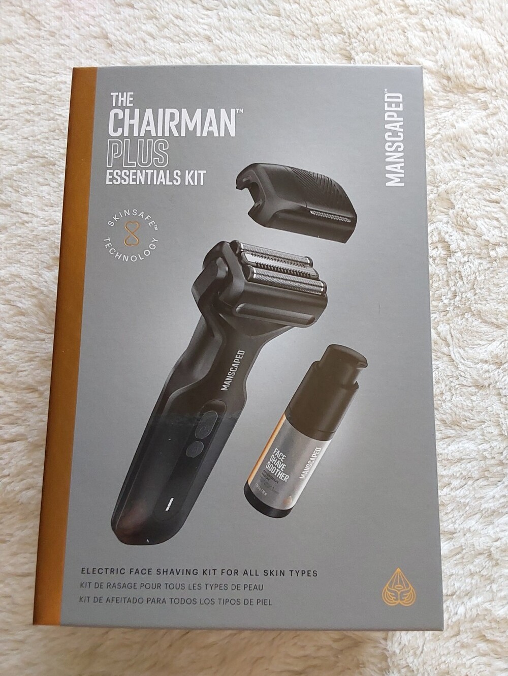 🌺 NIB Manscaped The Chairman Plus Electric Face Shaving Kit